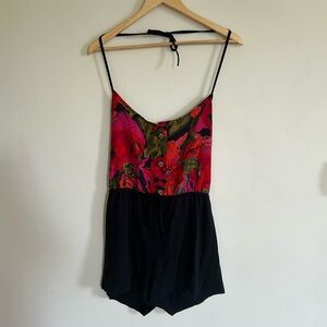 Urban Renewal Re-worked Vintage Tie-back Romper